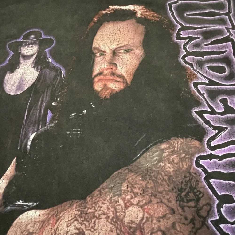 WWE Undertaker‎ Washed Black T-Shirt Size X-Small Never Worn NWT